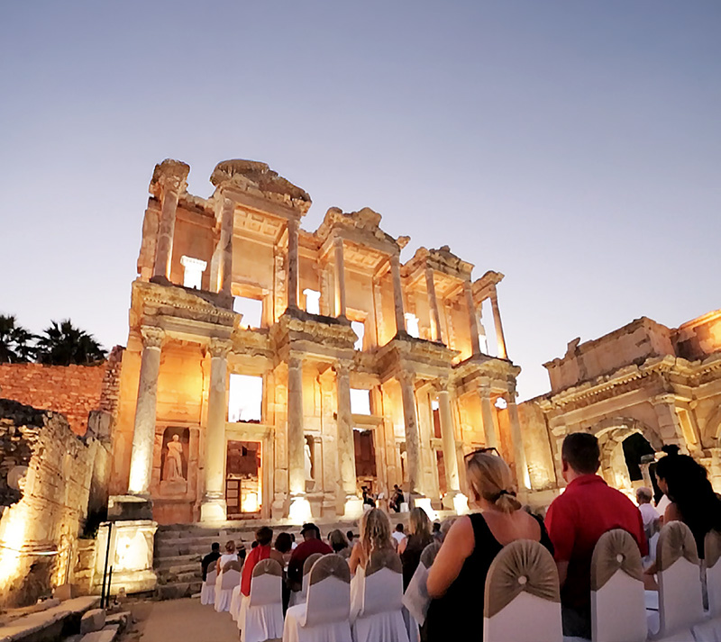 Ephesus at night excursion by Atlas Ocean Voyages
